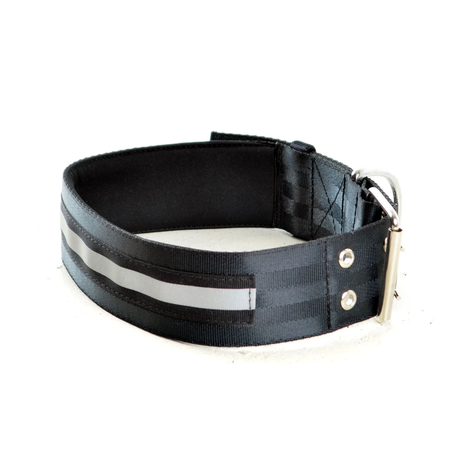 Collar Para Perro Razas Grandes Extra Fuerte Reflectivo Interpet Negro