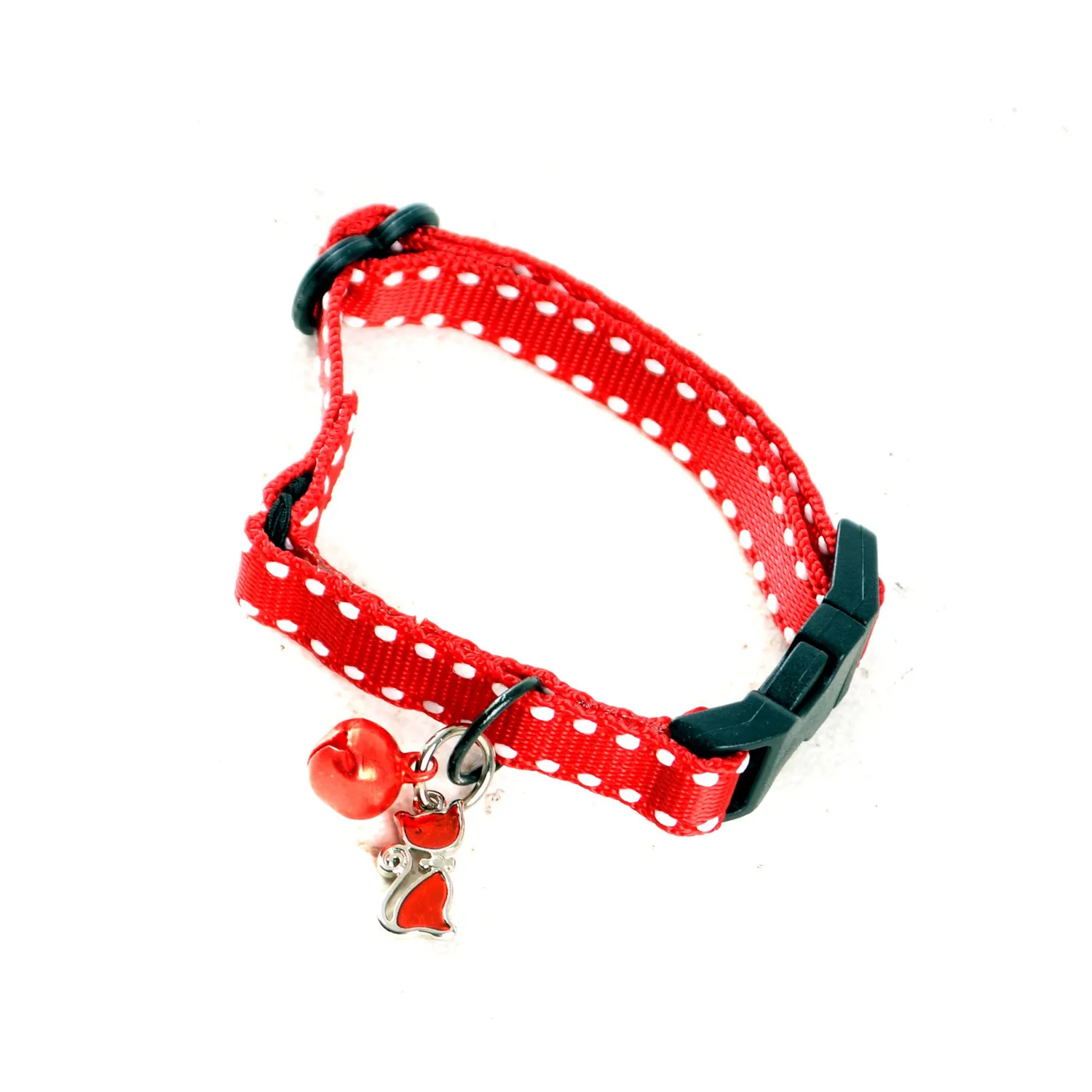 Collar Para Gato + Cascabel Interpet Rojo