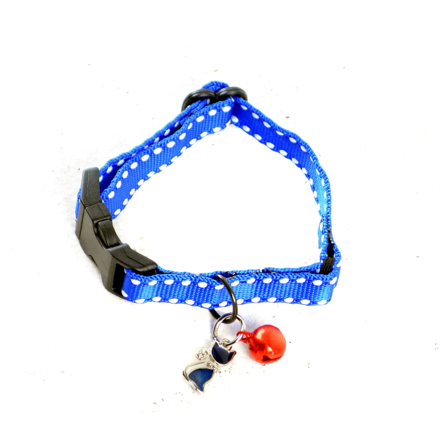 Collar Para Gato + Cascabel Interpet Azul