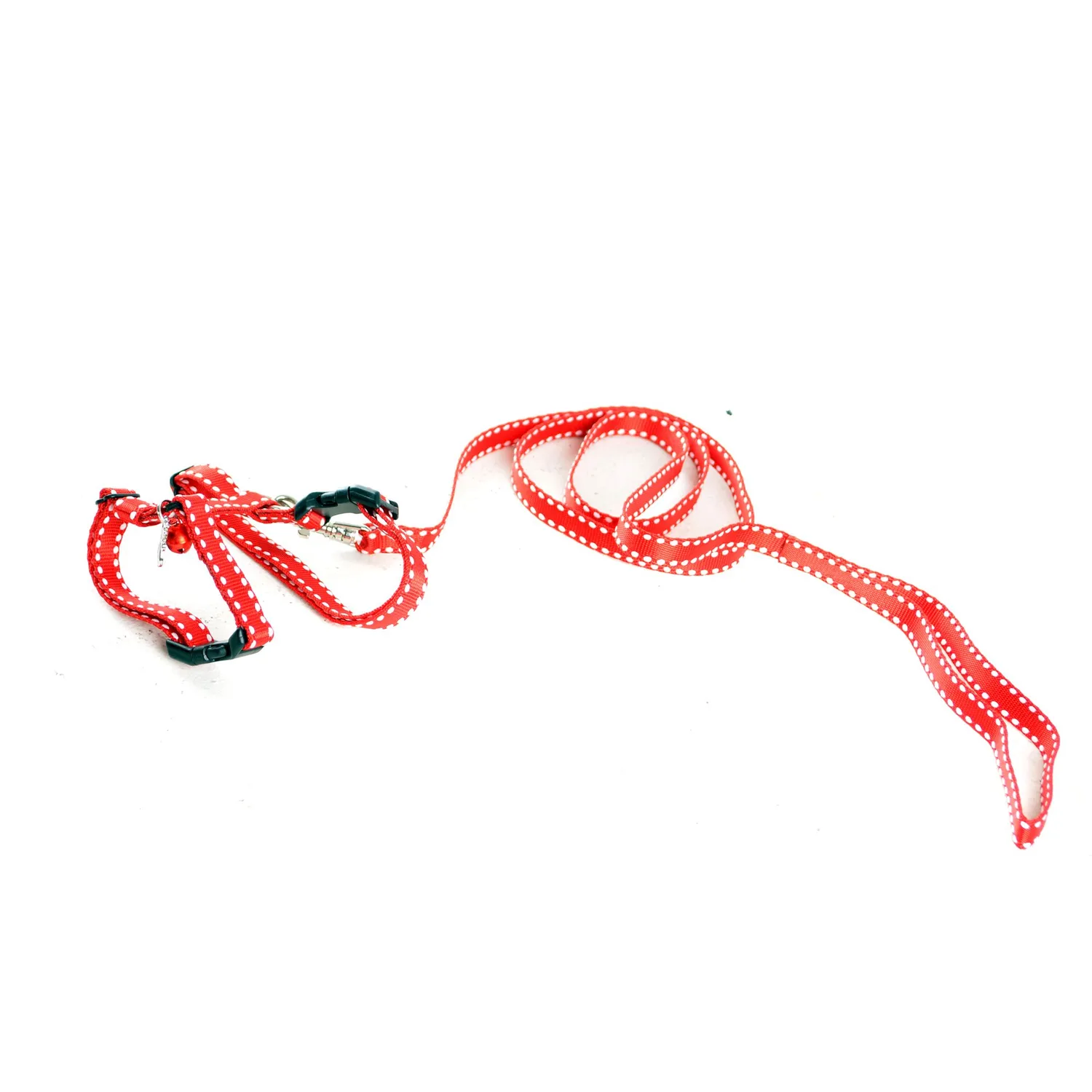 Arnés Para Gato Con Cascabel Interpet Rojo