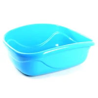 Sanitario Pequeño Para Gatos 36X28X13Cm Pequeño Azul