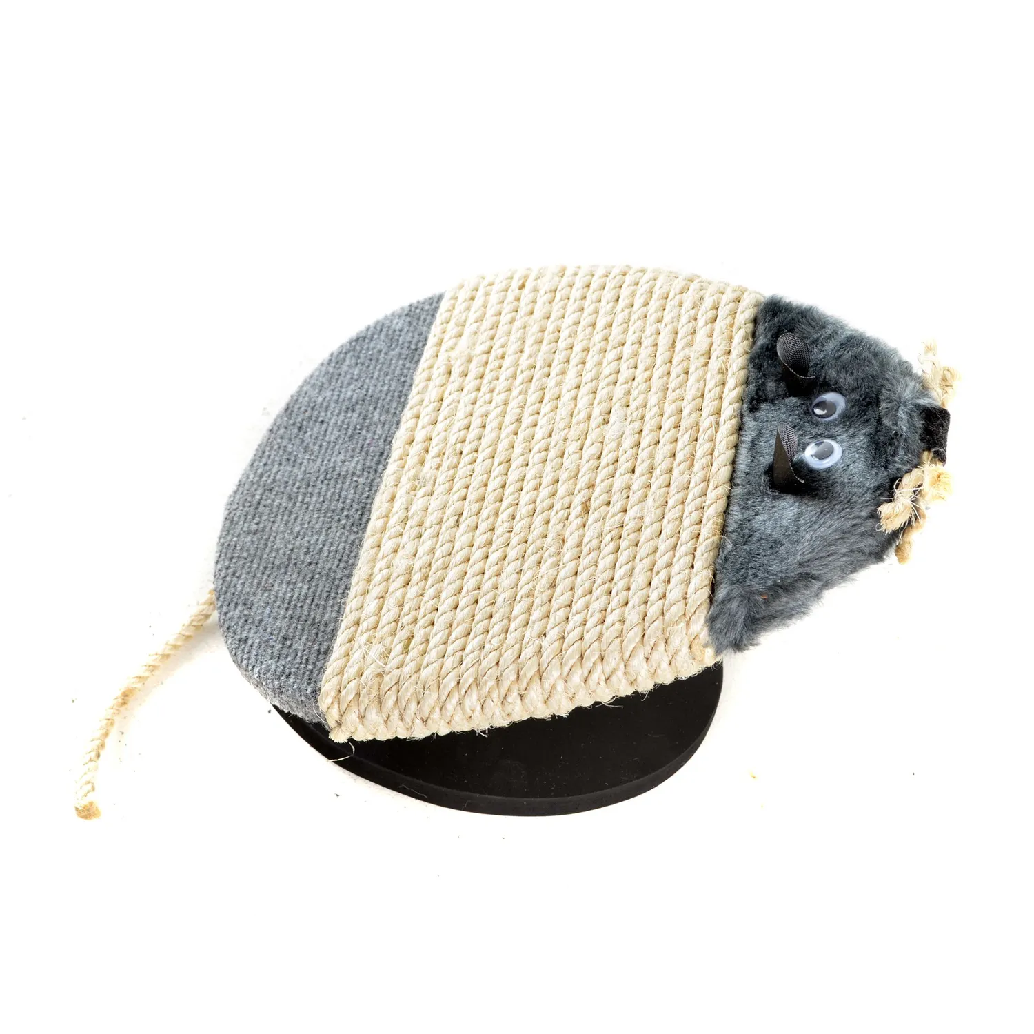 Rascador Para Gatos Ratón 33X26X2.7Cm Pequeño Gris