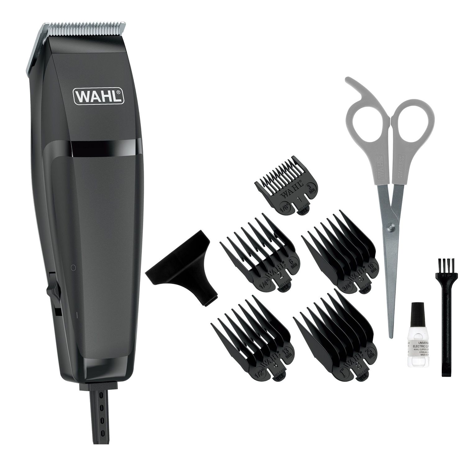 Máquina Cortapelo Easy Cut Wahl con Cable 10 Piezas Negro WAHL