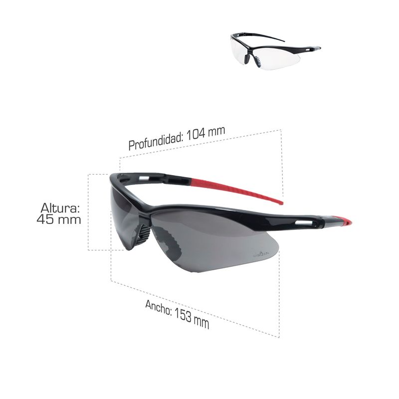 Gafas de seguridad PERSEO Lente Claro AF KIM