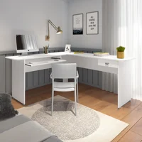 Escritorio Cannes 73x150x165 Blanco