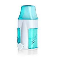 Dispensador De Crema Dental Soporta 4 Cepillos Blanco De 10x10 Cm