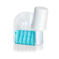 Dispensador De Crema Dental Soporta 5 Cepillos Blanco De 15x13 Cm