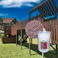 Pintura para madera en exterior base solvente color abeto douglas 20 lts profilan teoma