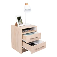 Mesa De Noche Eter 50.7X40X37.3Cm Rovere