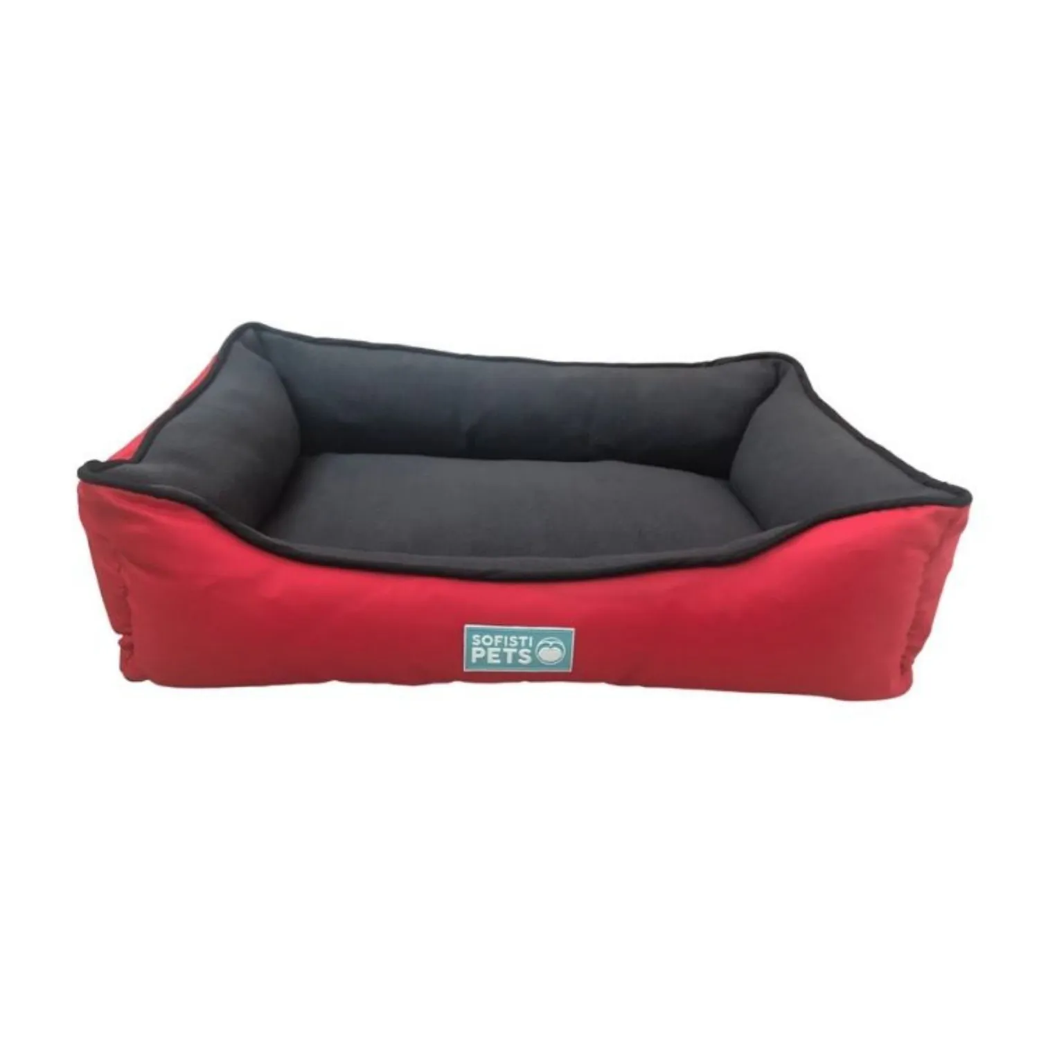 Cama Para Mascotas Mediana 72X55Cm Doble Faz Sofistipets Rojo