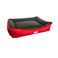 Cama Para Perro Doble Faz 92X67X20Cm Grande Rojo Sofistipet