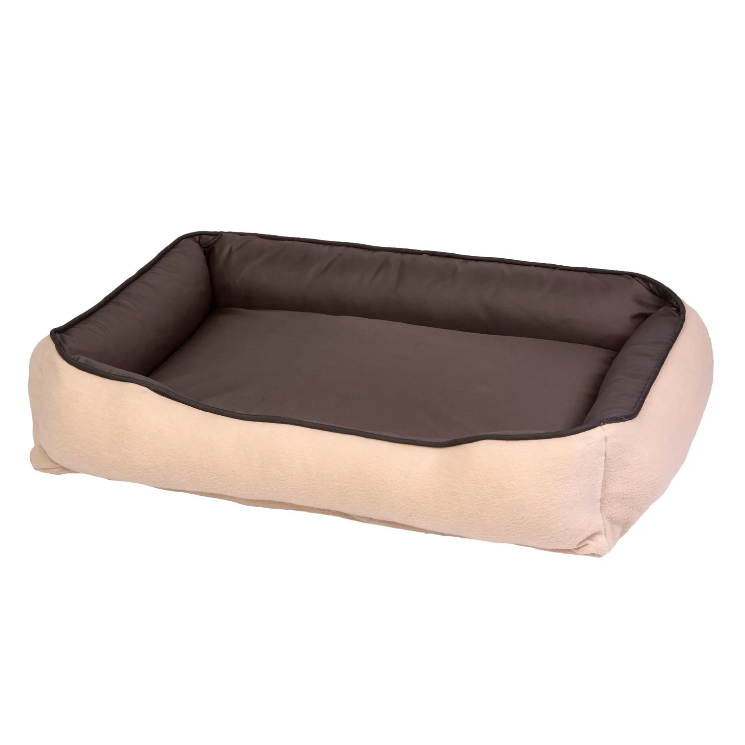 Cama Para Perro Doble Faz 92X67X20Cm Grande Café Sofistipet 3