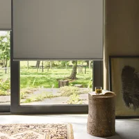 Blackout Enrollable Absolut Gris A La Medida Ancho Entre 200.5-230 Cm Alto Entre 300.5-320 Cm