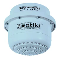 Ducha Eléctrica Súper Automática 120Voltios Blanco Azul