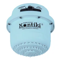 Ducha Eléctrica Automática 3 Temperaturas 120Voltios Blanco Azul