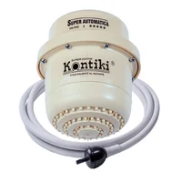 Ducha Eléctrica Automática con MiniDucha 220Voltios Beige