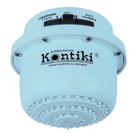Ducha Eléctrica Automática 3 Temperaturas 220Voltios Blanco Azul