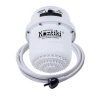 Ducha Eléctrica 3 Temperaturas con MiniDucha 220Voltios Blanca