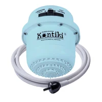 Ducha Eléctrica 3 Temperaturas con MiniDucha 220Voltios BlancoAzul