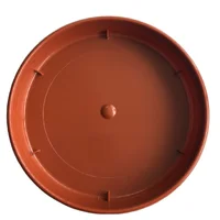 Plato Para Matera Plástico Redondo 32cm Terracota