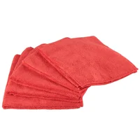 Paño Microfibra Color Rojo x5 Unidades