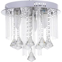 Lámpara Techo Caldas 3 Luces E27 Multicolor Tipo Cristal