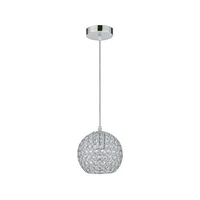 Lámpara Colgante Aluminio Ada 1 Luz E27 Tip Cristal