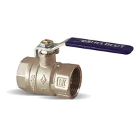 Válvula Bola Bronce Crom Rosca Npt 300 Psi 1-1/4