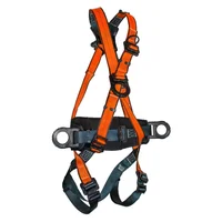 Epi Arnés Premium Dieléctrico Tipo X de 4 Argollas con faja Protector Lumbar con y Porta Eslinga Set x 3 Unidades