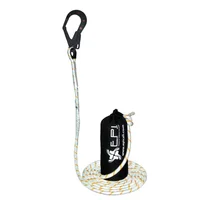 Línea de Vida Vertical Cuerda poliéster de 1.3cm con Nylon de 2½Pulgadas y contrapeso Longitud 30Metros Set x 1 Unidad