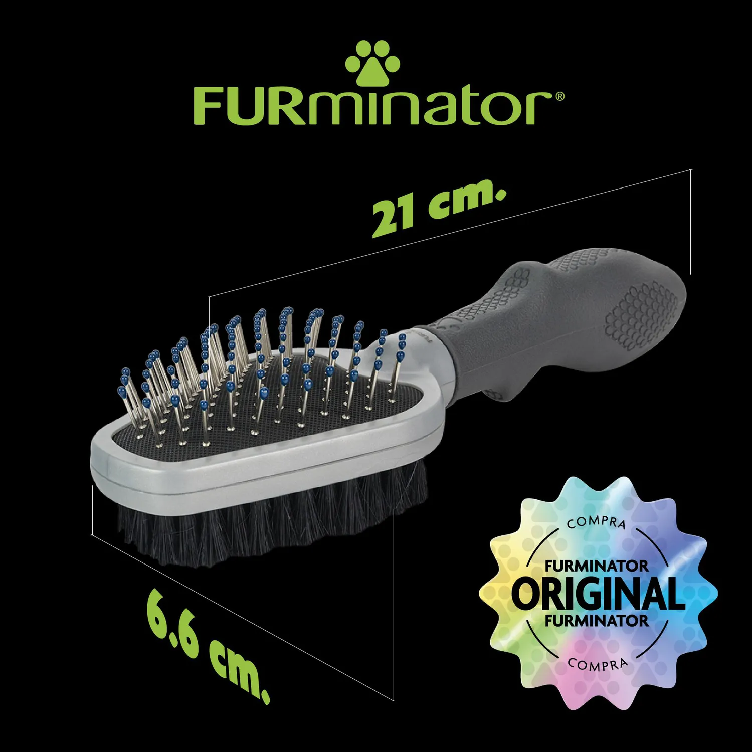 Cepillo Dual Perro/Gato 13