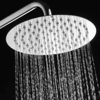 Regadera Ducha Metálica 20 Cm Redonda Con Tubo Cromo