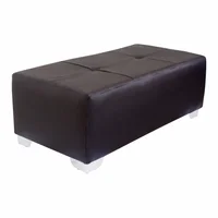 Puff Banca Domino Ecocuero Café