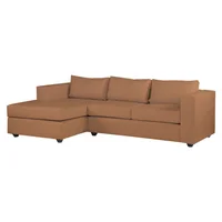 Sofá Esquinero Kansas Izquierdo Tela Beige