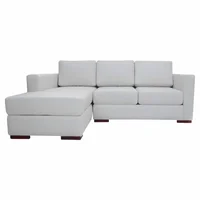 Sofa Esquinero Montino Izquierdo Tela Crudo