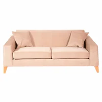 Sofá Denver 2 Puestos Tela Beige