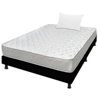 Colchón Ultraflex Sencillo 100x190cm + Base Cama Completa + Almohada