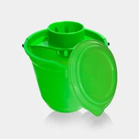 Balde 11 Lt Con Tapa Y Con Escurridor