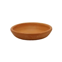 Plato Para Matera Cerámica Redondo 5x23cm Terracota