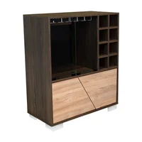 Bar fraktal 94.9x78.8x40.3cm miel/nogal