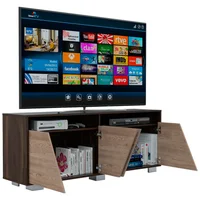 Mesa Tv Fraktal 61.3X155.5X39.6 Cm Miel/Nogal
