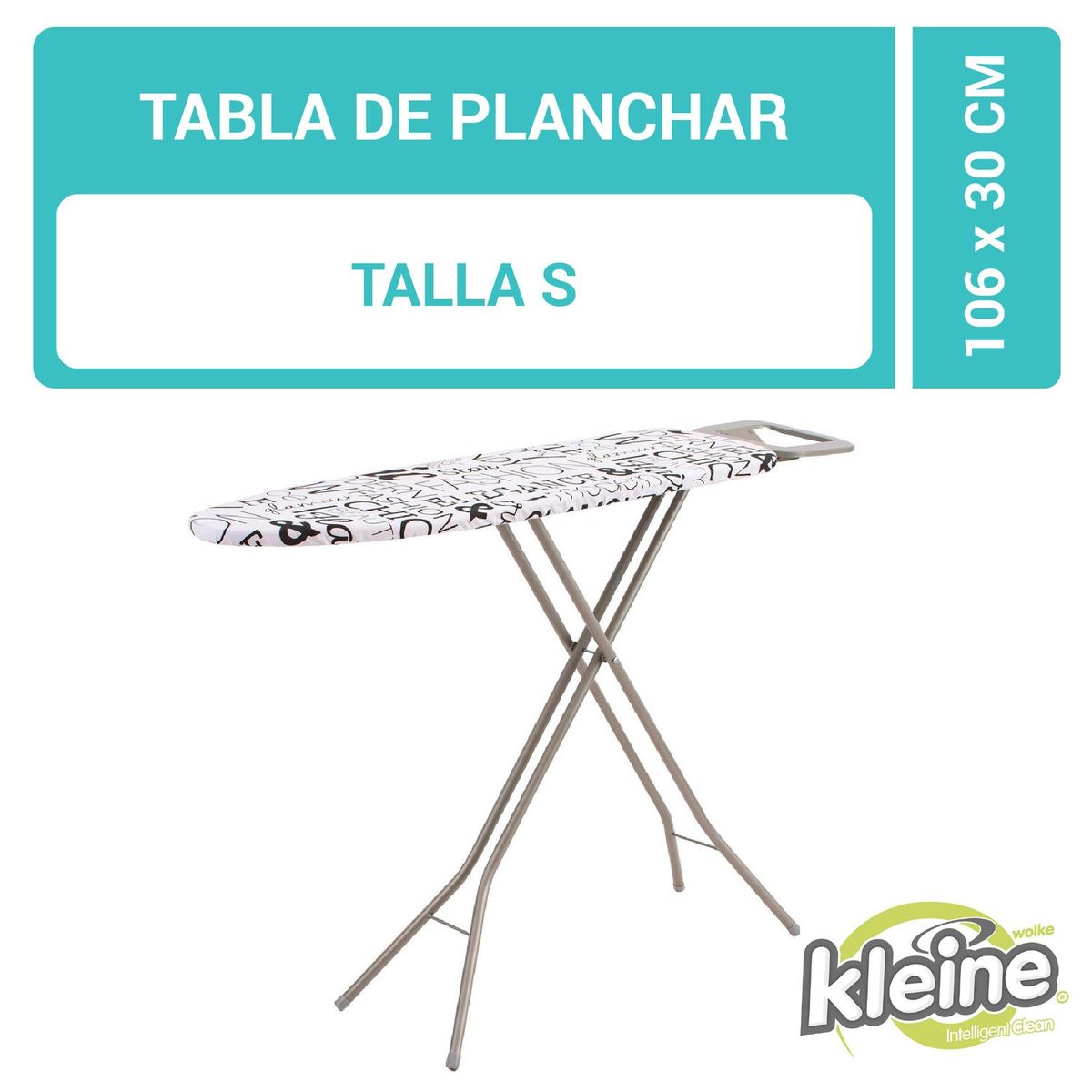 KLEINE WOLKE - Mesa de Planchar con Base Letras 106x30cm