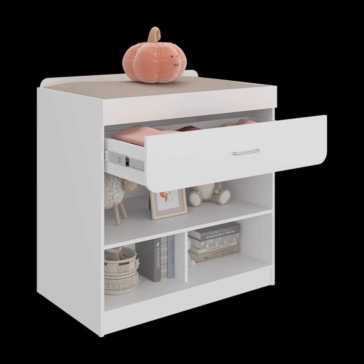 RTA DESIGN - Cambiador Rosario 98X94X58Cm Blanco