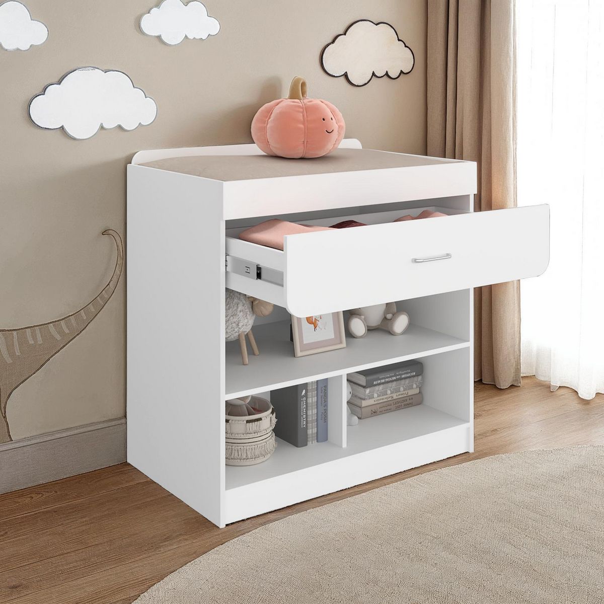 RTA DESIGN - Cambiador Rosario 98X94X58Cm Blanco