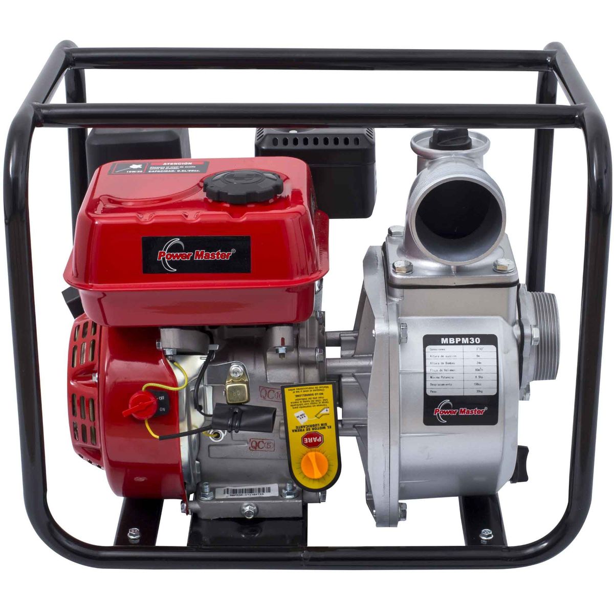 POWER MASTER - Motobomba Autocebante Gasolina 1000I/Min