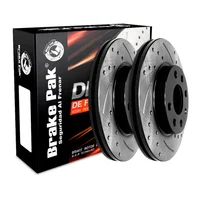 Set X2 Discos De Freno Brake Pak Para  Chevrolet  Corsa Evolution 1.4