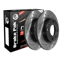 Set X2 Discos De Freno Brake Pak Para  Citroen  C15