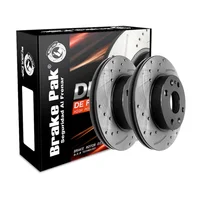 Set X2 Discos De Freno Brake Pak Para  Mazda 323 High Performance