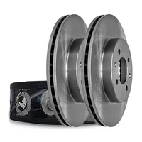 Set X2 Discos De Freno Brake Pak Para  Honda Civic V Delantero