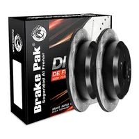 Set X2 Discos De Freno Brake Pak Para  Hyundai  Veracruz 3.8